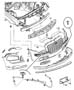 Diagram Fascia, Front - 48. for your 2007 Jeep Compass