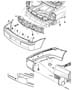 Diagram Fascia, Rear - 48. for your 2007 Dodge Caliber