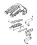 Diagram Manifold, Intake and Exhaust 3.5L [3.5L V6 HIGH OUTPUT 24V MPI ENGINE]. for your Dodge Charger