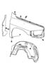 Diagram Front Fender. for your 2008 Dodge Ram 1500