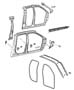 Diagram Aperture Panel Bodyside, Quad Cab. for your 2020 RAM 1500 Rebel Extended Cab 3.0L Turbo V6 Diesel