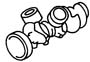 Crankshaft, Piston and Drive Plate Diagram