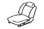 Diagram Front Seats and Attaching Parts for your Chrysler Pt Cruiser