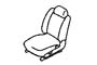 Diagram Front Seats and Attaching Parts for your Chrysler Town & Country