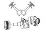 Diagram Crankshaft, Piston, Drive Plate, Flywheel, and Damper for your 2001 Chrysler 300 M