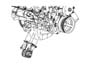 Diagram Engine Mounting for your 2002 Dodge Ram 1500 QUAD CAB 4.7L Magnum V8 A/T