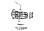 Case, Extension, Oil Pan, and Indicator (Dipstick) Diagram