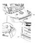 Diagram Bumper, Rear. for your 2004 Chrysler Pacifica