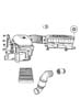 Diagram Air Cleaner 5.7L [Hemi "Magnum" 5.7L SMPI V8 Engine] , 5.9L [ETO]. for your Dodge Grand Caravan