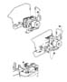 H C U and Brake Lines From HCU to Master Cylinder. Diagram