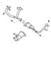 Diagram EGR Valve and Related 2.7L. for your 2004 Chrysler Sebring