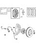 Diagram Front Disc Brake Caliper With [All 6 L Engines]. for your Jeep Grand Cherokee