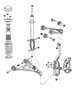 Diagram Suspension, Front-[AWD]. for your 2019 Dodge Challenger