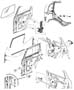 Diagram Door, Rear. for your 2007 Chrysler Town & Country