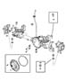 Diagram Axle Housing,Front,American Axle,9.25 [9.25 Front Axle]. for your 2001 Chrysler 300 M