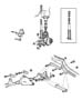 Diagram Suspension, Front Spring with Control Arms and Track Bar. for your 2012 Jeep Wrangler