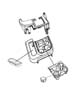 Diagram Console Floor [40/20/40 Split Bench Seat]. for your 2000 Chrysler 300 M