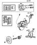 Diagram Brakes,Front With BRE,BRV. for your 2024 RAM 1500