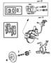 Diagram Brakes,Front,With BRE,BRV. for your 2003 Chrysler Town & Country