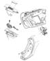 Diagram Door, Front Lock and Controls. for your 2007 RAM 1500