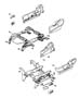 Adjusters and Miscellaneous Front Seat Attachments. Diagram