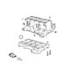 Diagram Cylinder Block 2.4L [2.4L 4 Cyl DOHC 16V SMPI Engine]. for your 2004 RAM 2500