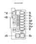 Diagram Power Distribution Center Front. for your 2014 Jeep Grand Cherokee