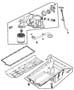 Diagram Engine Oiling 8.3L [8.3L V10 SFI Engine]. for your 1997 Jeep Grand Cherokee