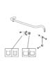 Diagram Front Stabilizer Bar. for your 2012 Jeep Wrangler