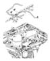 Diagram Coolant Degasser Tank, 2.8L Diesel Engine. for your Dodge Charger