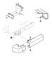 Image of SCREW. Large Round Washer Head Lock, Torx Head. M6x1.00x20.00, M6X1.00X22.00. Left, Mounting, Right.  [Bumper Extensions]. image for your 2003 Chrysler 300 M