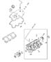 Cylinder Head 3.0L EFA Engine. Diagram