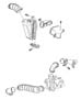 Diagram Air Cleaner and Hoses GS Diesel (ENC). for your 2022 Jeep