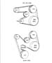 Drive Belts Diesel Engine. Diagram