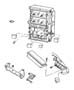 Diagram Power Distribution Center,Junction Box,Relays and Fuses. for your 2002 Chrysler Voyager BASE