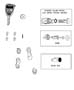 Diagram Lock Cylinders and Keys. for your 2000 Chrysler 300 M