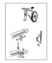 Bike Carrier - Roof Mount- Fork. Diagram