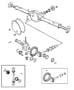 Axle,Rear,with Differential and Housing,Corporate 8.25 [Corporate 8.25 Rear Axle]. Diagram