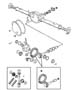 Axle,Rear,with Differential and Carrier,Corporate 8.25 [Corporate 8.25 Rear Axle]. Diagram