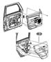 Diagram Door Trim Panels. for your Jeep Commander