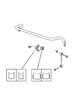 Diagram Front Stabilizer Bar. for your 2021 Jeep Cherokee 80th Anniversary