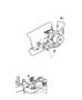 H C U and Brake Lines From HCU to Master Cylinder. Diagram