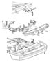 Diagram Bumper, Rear. for your 1995 Jeep Wrangler