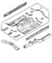 Image of CROSSMEMBER. Front Seat Retention. Left. image for your 2002 Chrysler 300 M