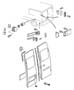 Diagram Door, Cargo Shell and Hinges. for your 2019 RAM 1500 Laramie Longhorn Crew Cab 3.6L V6