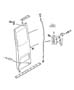 Diagram Left Rear Door, Cargo Lock And Control. for your 2007 Dodge SPRINTER