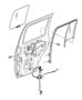 Image of REGULATOR. Rear Door Window. Left. Up to 2/25/2006, With. image for your Jeep Commander  