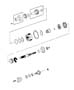 Diagram Gear Train Command Trac NVG 231 [Command-Trac Part Time 4WD System]. for your Dodge Dakota