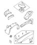 Diagram Front Fender. for your 2021 RAM 1500 Laramie Longhorn Crew Cab 3.0L Turbo V6 Diesel