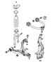 Diagram Suspension,Front,Springs,Control Arms and Shocks. for your 1999 Chrysler 300 M